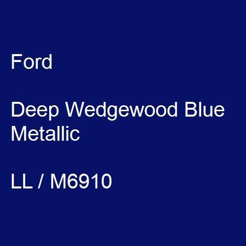 Ford, Deep Wedgewood Blue Metallic, LL / M6910.